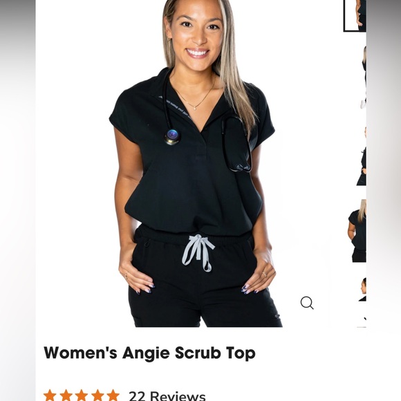 MIMs scrub bundle- top size XL, jogger size L - Picture 2 of 3